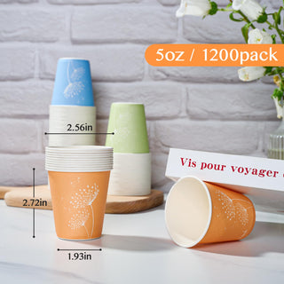 5oz Multicolor Paper Dessert Cups - Cupcake & Party - LITOPAK - JOLLYCHEF