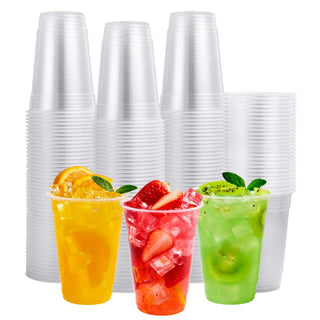 12oz/ 16oz Cozy Design Clear Plastic Beer Cups - Party & Game - FOCUSLINE - JOLLYCHEF
