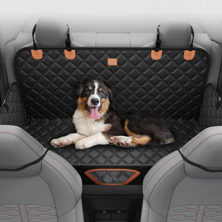 Black Waterproof & Non-Slip Dog Car Seat Cover - Travel & Adventure - Miyoky