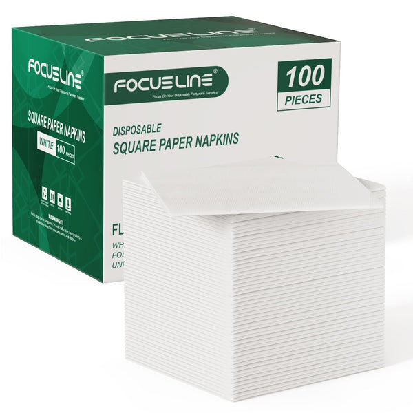1-Ply Bulk Cocktail Napkins | Paper Beverage Liners for Cocktails, Beer | Restaurant Supply