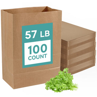 8lb/ 57lb Kraft Paper Paper Lunch Bags - Lunches & Grocery Shopping - MUCHII - JOLLYCHEF