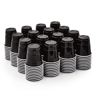 2oz Black Plastic Dessert Cups - Picnics & Party - Lilymicky - JOLLYCHEF