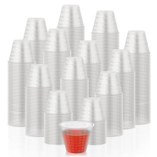 1oz Clear Plastic Measuring Cups -   Kitchen & DIY Arts - Lilymicky - JOLLYCHEF