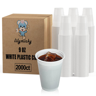 Multiple Sizes White Plastic Dessert Cups - Party & Dessert Shops - Lilymicky - JOLLYCHEF