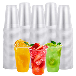 12oz/ 16oz Cozy Design Clear Plastic Beer Cups - Party & Game - FOCUSLINE - JOLLYCHEF