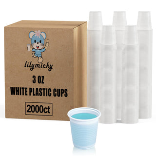 Multiple Sizes White Plastic Dessert Cups - Party & Dessert Shops - Lilymicky - JOLLYCHEF