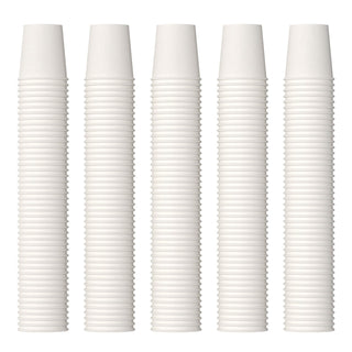 2oz White Bathroom Cups - Mouthwash & Party Use - JOLLY PARTY - JOLLYCHEF