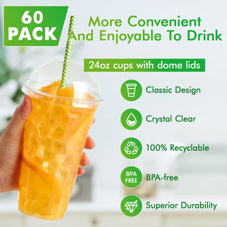 9oz/ 12oz Clear Parfait Cup with Dome Lids - Dessert&Drink - Lilymicky - JOLLYCHEF