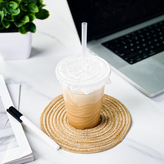 9oz/12oz/16oz/20oz Disposable Clear Plastic cups with Lid and Straw - Party & Picnic Use - Jolly Chef - JOLLYCHEF