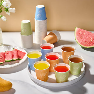 5oz Multicolor Paper Dessert Cups - Cupcake & Party - LITOPAK - JOLLYCHEF