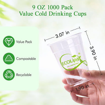 「Jolly Choice」Biodegradable PLA Cold Party Cups