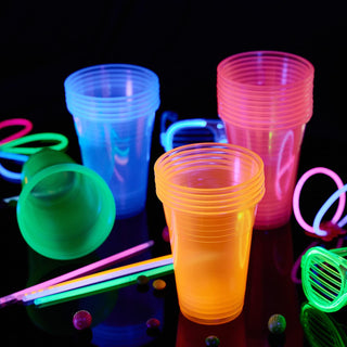12oz/ 16oz Neon Colors Blacklight PP Plastic Cups - Parties & Blacklight Events - Lilymicky - JOLLYCHEF