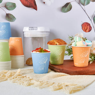 5oz Multicolor Paper Dessert Cups - Cupcake & Party - LITOPAK - JOLLYCHEF