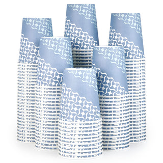 Multiple Sizes Blue Paper Coffee Cups - Hot Beverages & Office - MUCHII - JOLLYCHEF