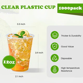 3oz/ 5oz Clear Straight Dessert Plastic Cups - Party & Pudding - Lilymicky - JOLLYCHEF