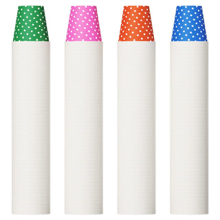 3oz/ 5oz Multicolor Polka Dot Pattern Versatile Small Paper Cups - Events & Party - Jolly Party - JOLLYCHEF