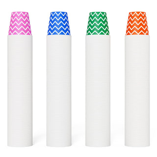 5oz Multicolor Polka Dot Pattern Versatile Small Paper Cups - Mouthwash & Party - Jolly Party - JOLLYCHEF