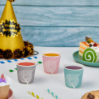 3oz 3 Color Tree Pattern Paper Dessert Cups - Party & Picnic - LITOPAK - JOLLYCHEF