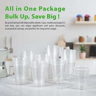 3oz/ 5oz Clear Straight Dessert Plastic Cups - Party & Pudding - Lilymicky - JOLLYCHEF