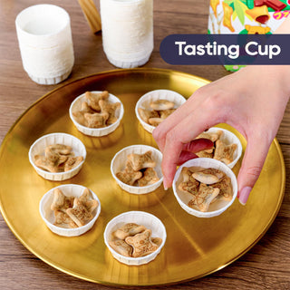 1oz White Round Medicine Cups - Pill Cups & Tasting Cups - LITOPAK - JOLLYCHEF