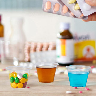 1oz Clear Plastic Shot Glasses - Cooking & Evens - Lilymicky - JOLLYCHEF