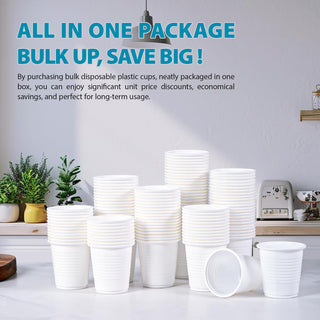 Multiple Sizes White Plastic Dessert Cups - Party & Dessert Shops - Lilymicky - JOLLYCHEF