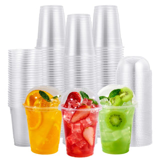 12oz/ 16oz Clear Parfait Cup with Dome Lids - Juice & Smoothies - FOCUSLINE - JOLLYCHEF
