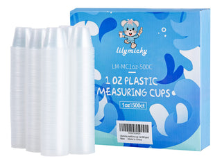 1oz Clear Plastic Shot Glasses - Cooking & Evens - Lilymicky - JOLLYCHEF