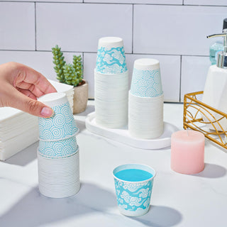 3oz Blue Cloud Pattern Paper Dessert Cups - Party & Picnic - Jolly Chef - JOLLYCHEF