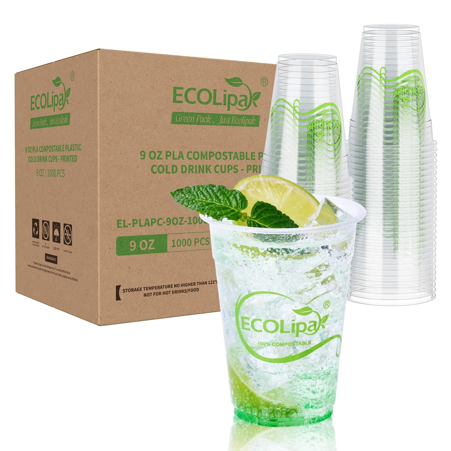 「Jolly Choice」Biodegradable PLA Cold Party Cups