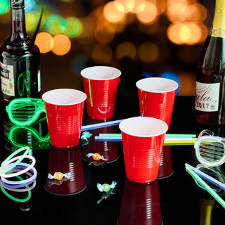 12oz/ 16oz Red Anti - Slip Plastic Beer Cups - Party & Game - Lilymicky - JOLLYCHEF