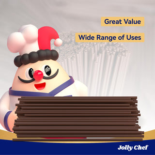 7 in Brown Plastic Stir Sticks - Cocktail & Coffee - Jolly Chef - JOLLYCHEF