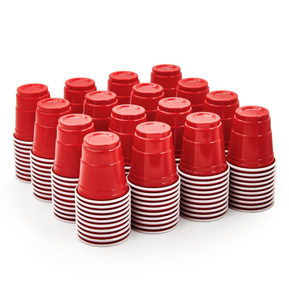 「Jolly Choice」2oz Red Plastic Shot Cups