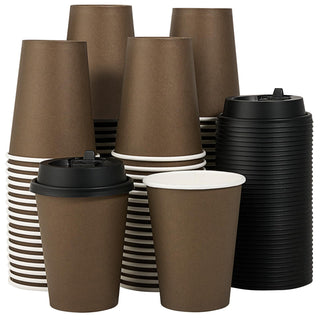 Multiple Size Brown Paper Coffee Cups Sets - Office & Party - LITOPAK - JOLLYCHEF