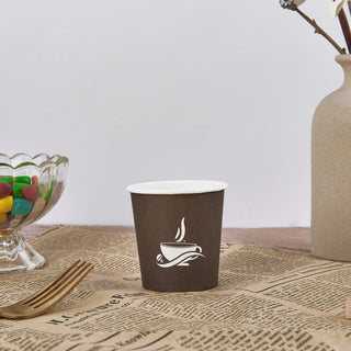 Multiple Sizes Coffee Patterns Brown Paper Coffee Cups - Party & Coffee - LITOPAK - JOLLYCHEF