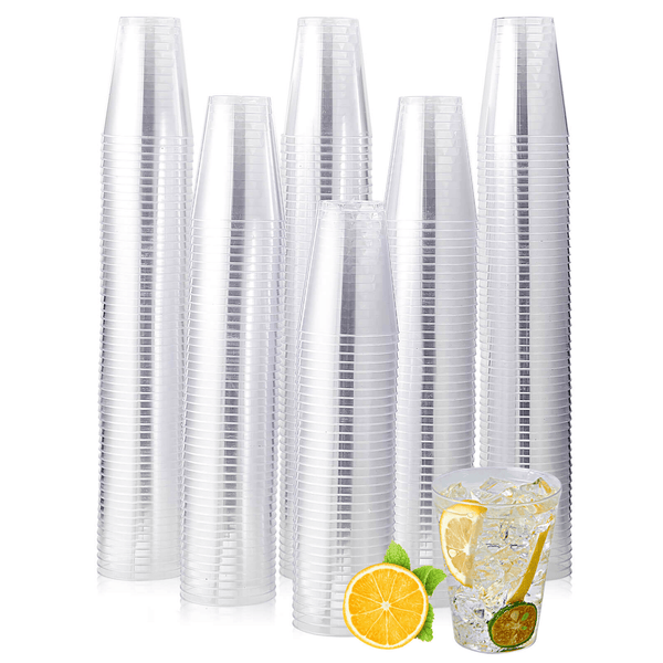 7oz/8oz/10oz Plastic Cups | Case Barware for Wine, Whiskey, Cocktails | Wholesale Supply