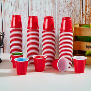 2oz Red Plastic Dessert Cups - Picnics & Party - Lilymicky - JOLLYCHEF