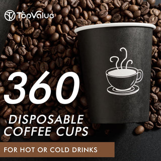 4oz Black Coffee Patterns Paper Dessert Cups - Cupcake & Party - TV TOPVALUE - JOLLYCHEF