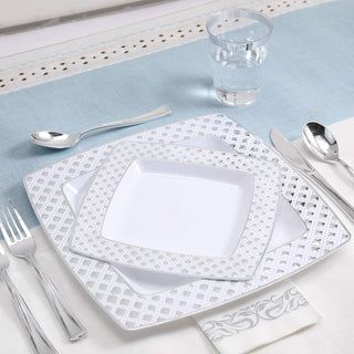 Silver Rimmed Dinnerware Sets - Halloween & Birthday Parties - FOCUSLINE - JOLLYCHEF