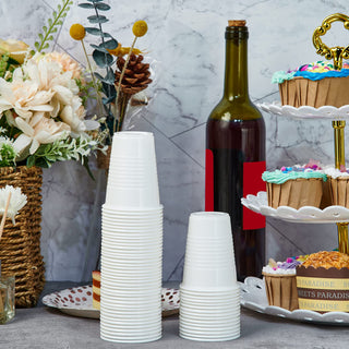 Multiple Sizes White Plastic Dessert Cups - Party & Dessert Shops - Lilymicky - JOLLYCHEF