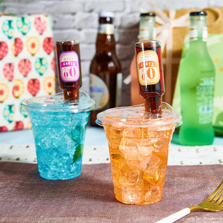 Multiple Sizes Clear PET Plastic Cups with Strawless Sip Lids - Iced Coffee & Smoothie - Lilymicky - JOLLYCHEF