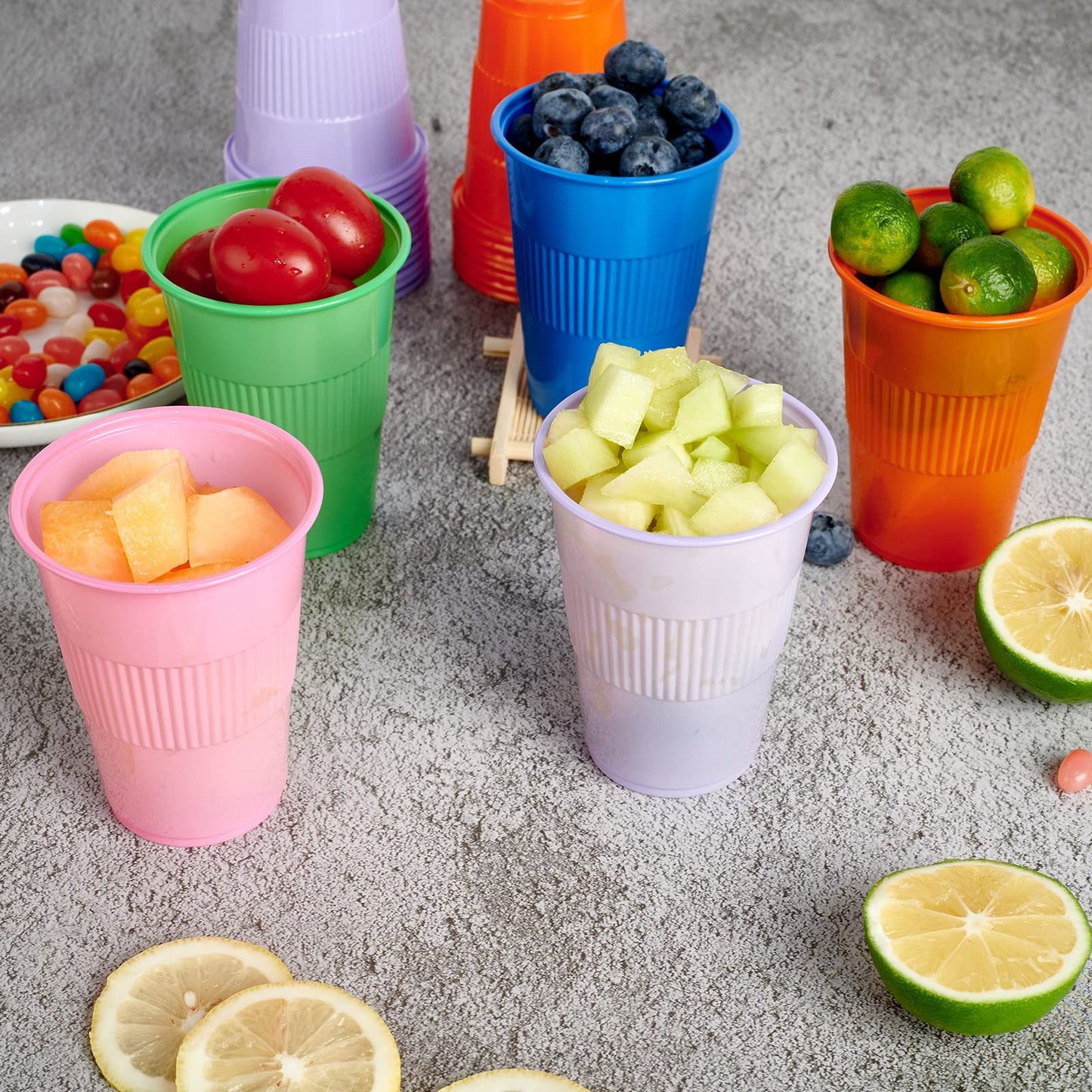 「Jolly Choice」Colorful Plastic Cups