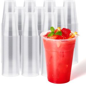 16 oz 1000 Pack Disposable Cups Drinking Cups for Ice Coffee,Milkshake, Cold Drinks