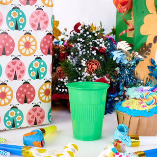 Multiple Sizes Assorted Color Textured Plastic Dessert Cups - Party & Bathroom Use - Lilymicky - JOLLYCHEF