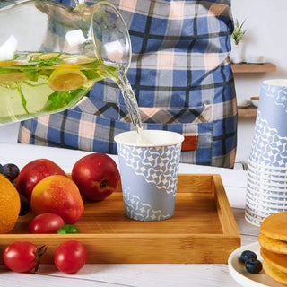 Multiple Sizes Blue Paper Coffee Cups - Hot Beverages & Office - MUCHII - JOLLYCHEF