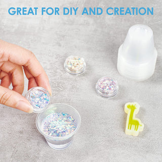 1oz Clear Plastic Shot Glasses - Cooking & Evens - Lilymicky - JOLLYCHEF