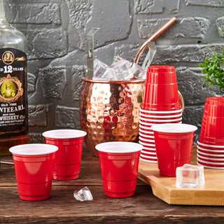 2oz Red Plastic Dessert Cups - Picnics & Party - Lilymicky - JOLLYCHEF