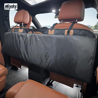 Black Waterproof & Non-Slip Dog Car Seat Cover - Travel & Adventure - Miyoky