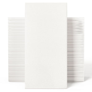 100 Count Disposable Hand Towels, Linen Feel Bathroom Hand Napkins