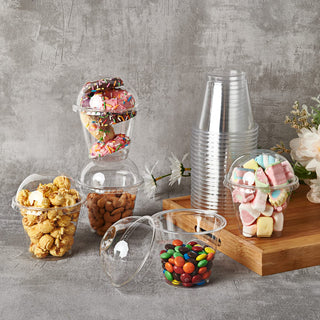 9oz/ 12oz Clear Parfait Cup with Dome Lids - Dessert&Drink - Lilymicky - JOLLYCHEF